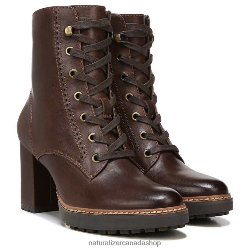 Boots | CA Naturalizer Women Callie Bootie Chocolate Bar Leather 8LFNB237