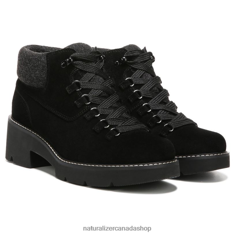 Boots | CA Naturalizer Women Dover Bootie Black Suede 8LFNB679