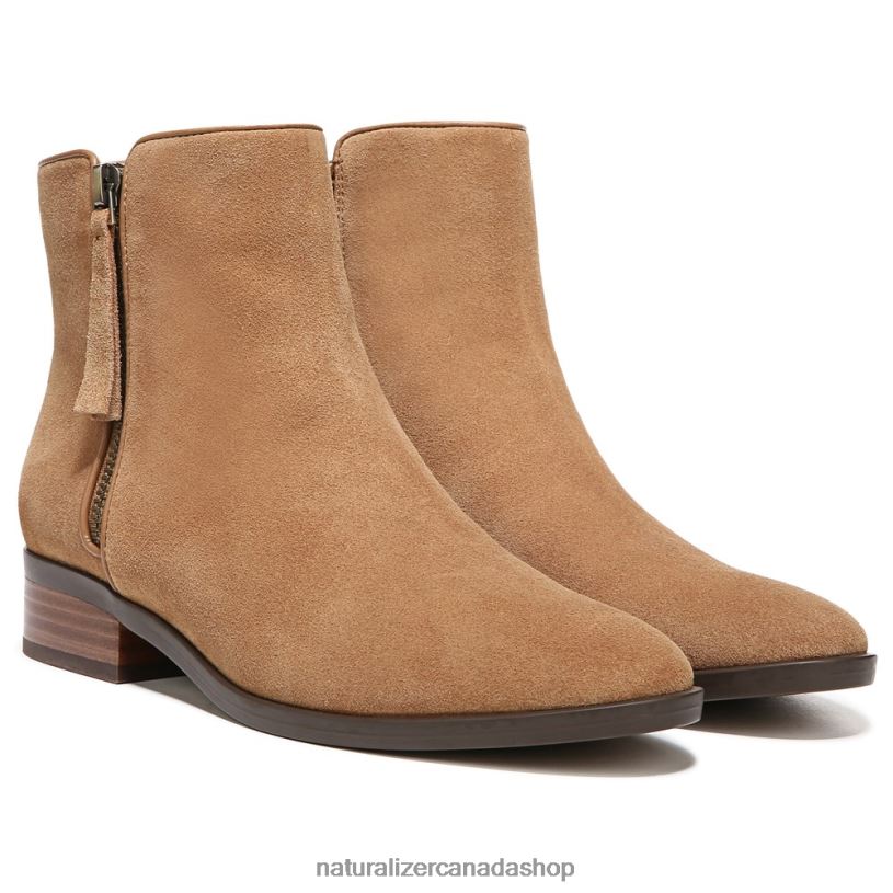 Boots | CA Naturalizer Women Robyn Bootie Golden Caramel Suede 8LFNB659