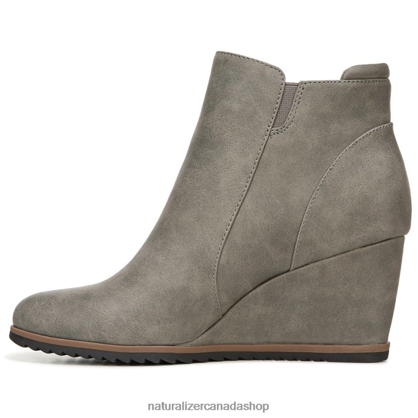 Boots | CA Naturalizer Women Soul Haley Wedge Bootie Grey Synthetic 8LFNB282