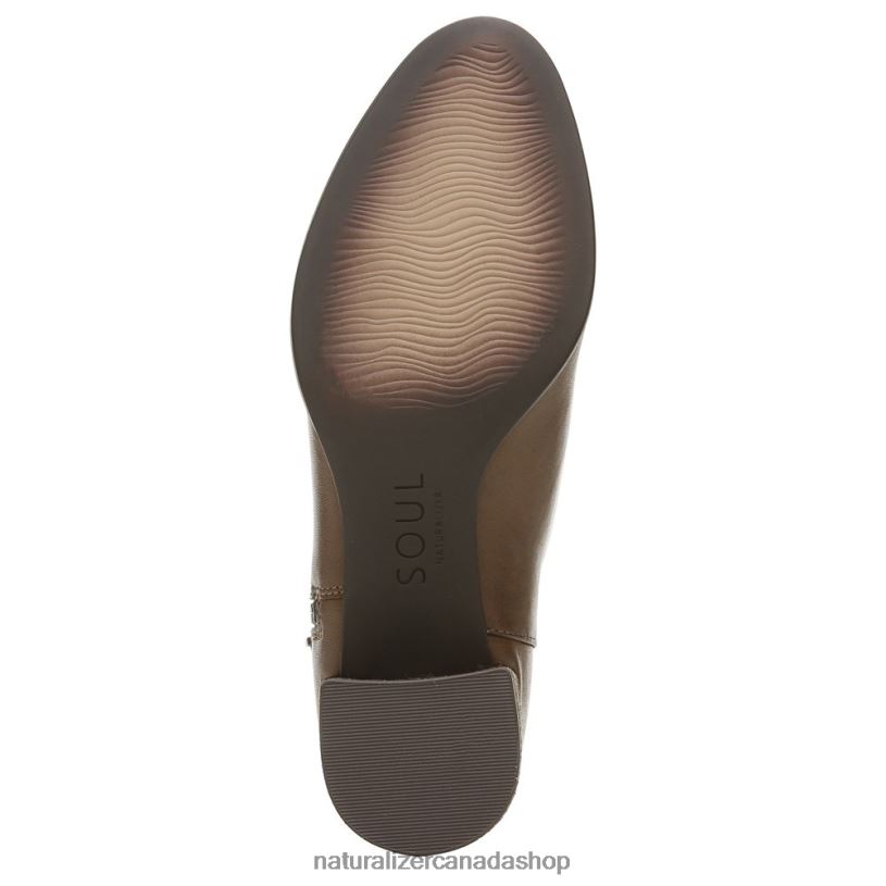 Boots | CA Naturalizer Women Soul Richy Zip Bootie Banana Bread Synthetic 8LFNB605