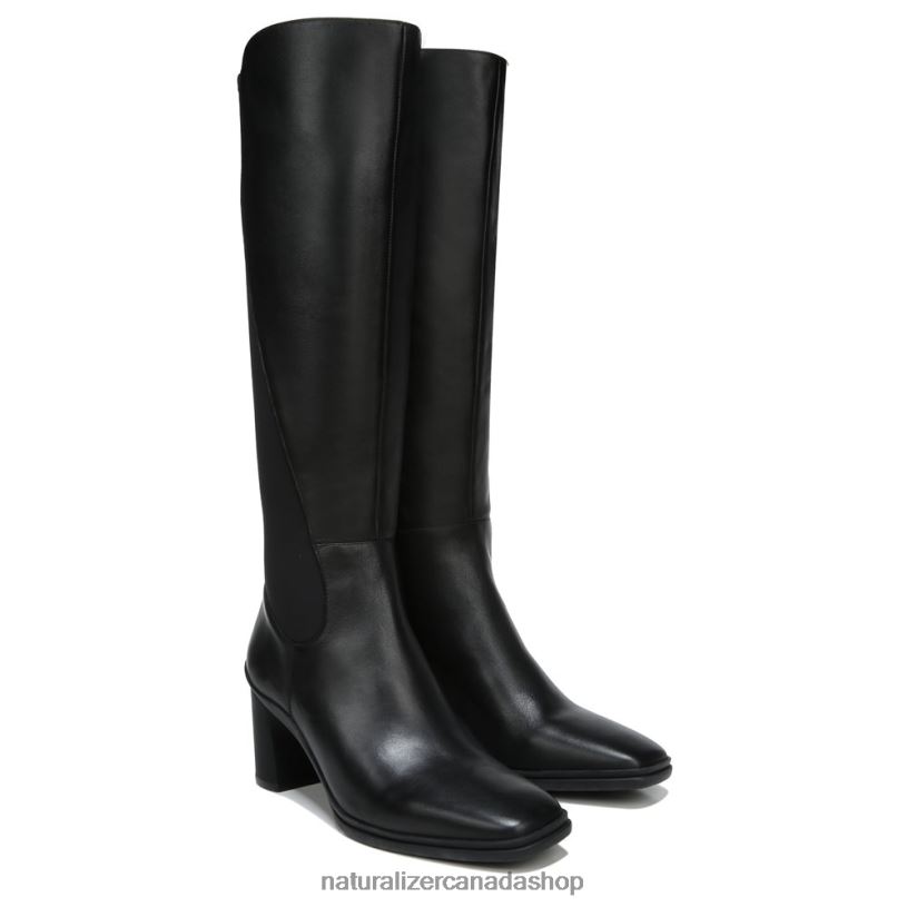 Boots | CA Naturalizer Women Axel Waterproof Knee High Boot Black Leather/Fabric 8LFNB249