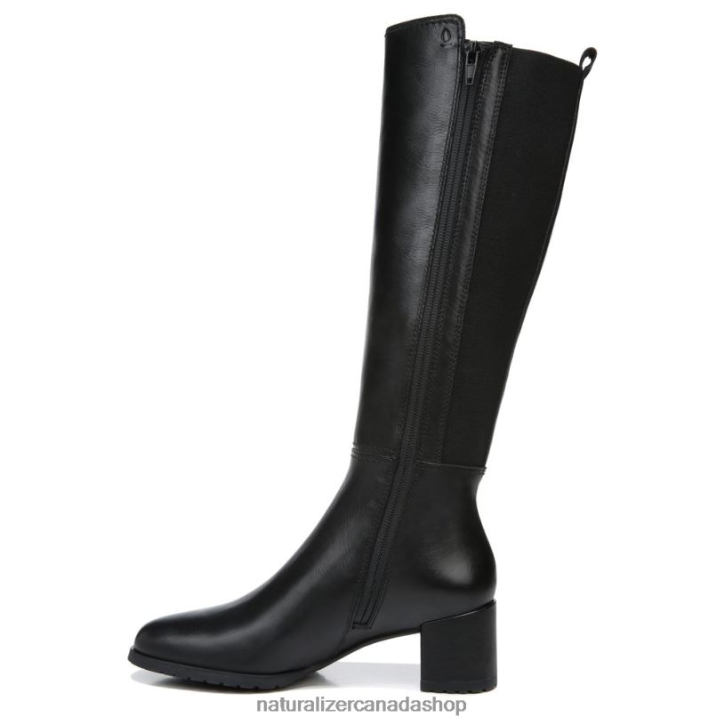 Boots | CA Naturalizer Women Brent Wide Calf Knee High Boot Black Leather 8LFNB228