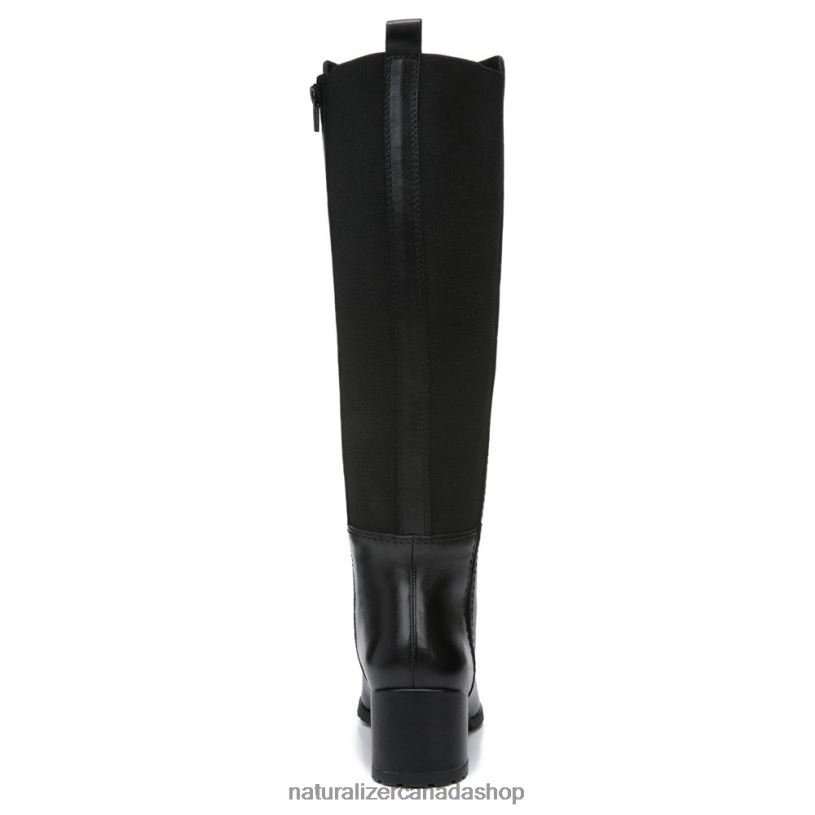 Boots | CA Naturalizer Women Brent Wide Calf Knee High Boot Black Leather 8LFNB228