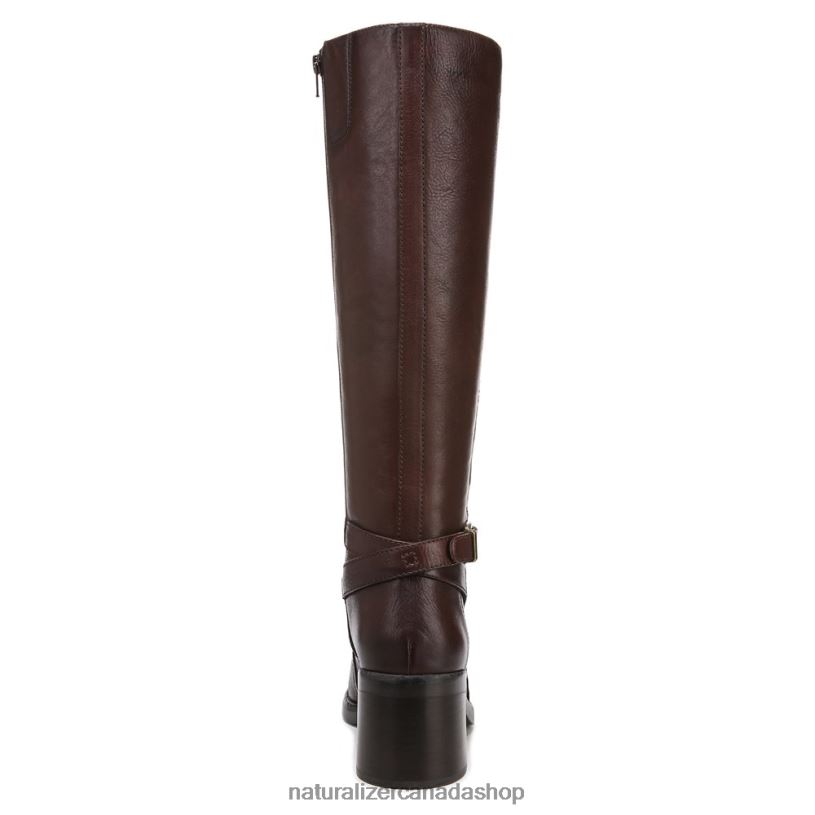 Boots | CA Naturalizer Women Elliot Riding Boot Chocolate Bar Leather 8LFNB636