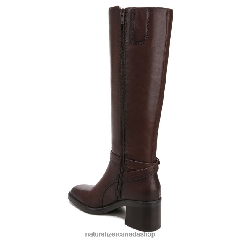 Boots | CA Naturalizer Women Elliot Riding Boot Chocolate Bar Leather 8LFNB636