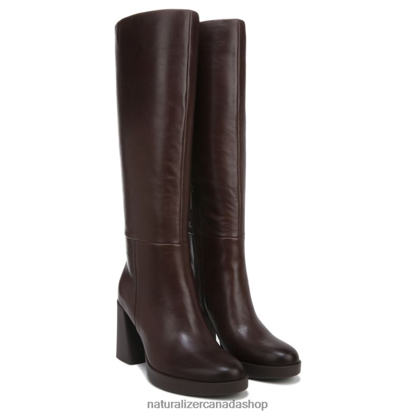 Boots | CA Naturalizer Women Gen N Align Knee High Boot Chocolate Leather 8LFNB375
