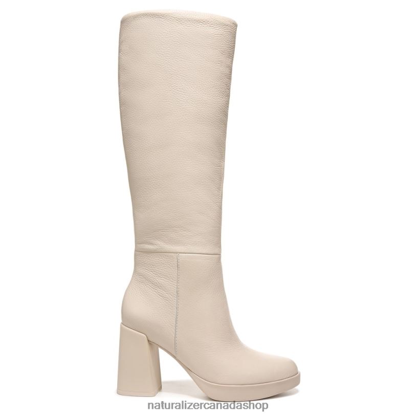 Boots | CA Naturalizer Women Gen N Align Knee High Boot Porcelain Beige Pebble Leather 8LFNB376