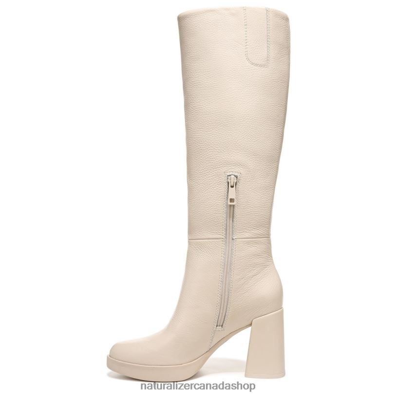 Boots | CA Naturalizer Women Gen N Align Knee High Boot Porcelain Beige Pebble Leather 8LFNB376