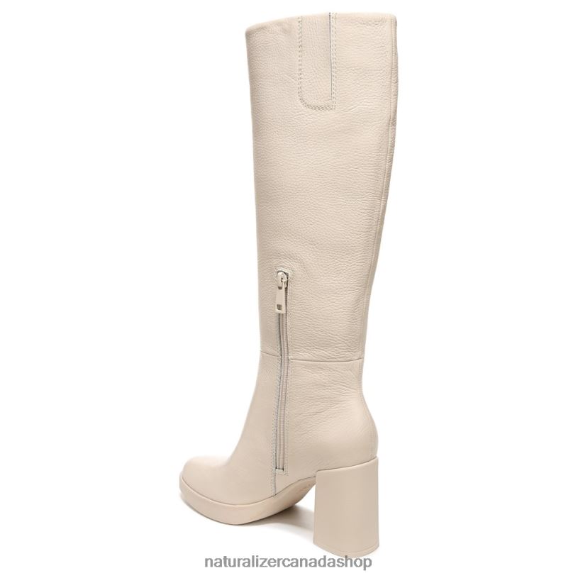 Boots | CA Naturalizer Women Gen N Align Knee High Boot Porcelain Beige Pebble Leather 8LFNB376