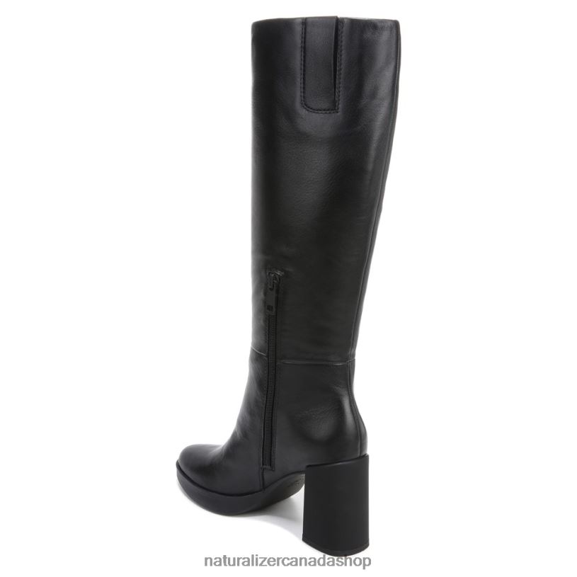 Boots | CA Naturalizer Women Gen N Align Narrow Calf Knee High Boot Black Leather 8LFNB623