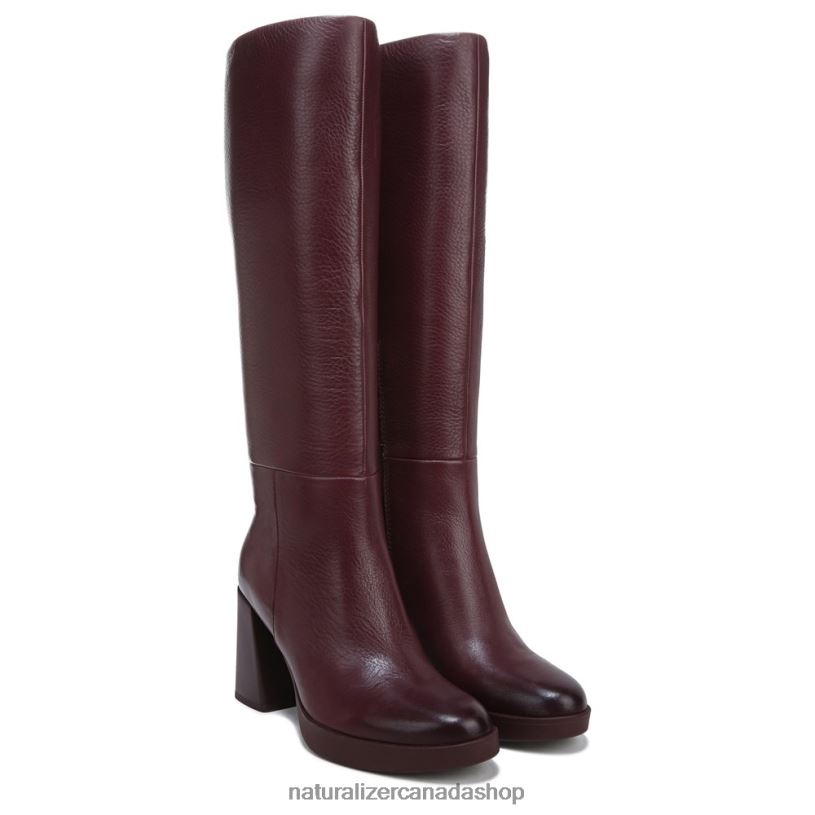 Boots | CA Naturalizer Women Gen N Align Wide Calf Boot Cab Sav Leather 8LFNB628