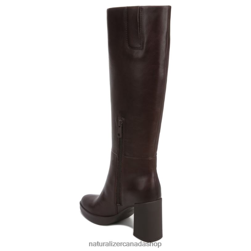 Boots | CA Naturalizer Women Gen N Align Wide Calf Boot Chocolate Brown Leather 8LFNB629
