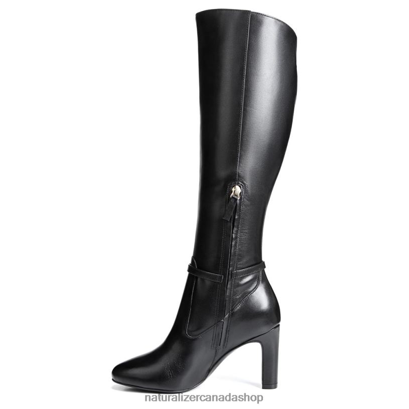 Boots | CA Naturalizer Women Henny Wide Calf Knee High Boot Black Leather 8LFNB638