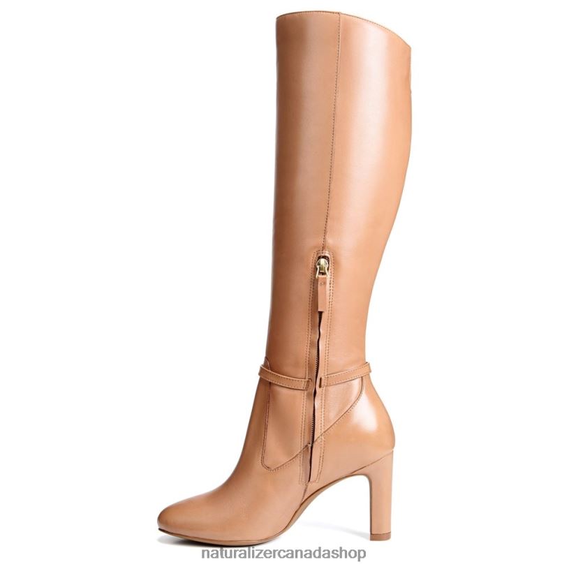 Boots | CA Naturalizer Women Henny Wide Calf Knee High Boot Cafe Brown Leather 8LFNB639