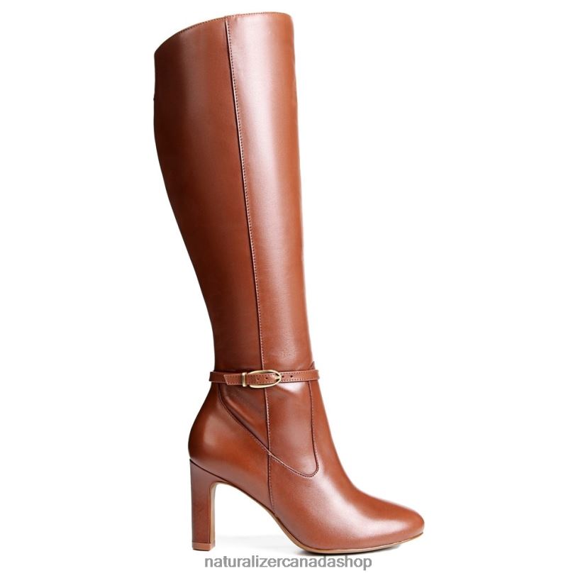 Boots | CA Naturalizer Women Henny Wide Calf Knee High Boot Cocoa Brown Leather 8LFNB640