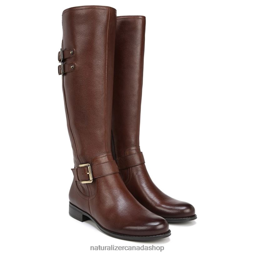 Boots | CA Naturalizer Women Jessie Knee High Boot Chocolate Bar Leather 8LFNB278
