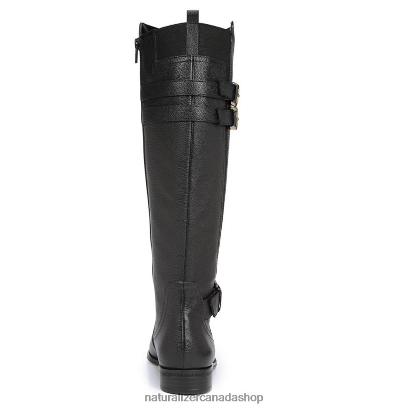 Boots | CA Naturalizer Women Jessie Wide Calf Knee High Boot Black Leather 8LFNB271