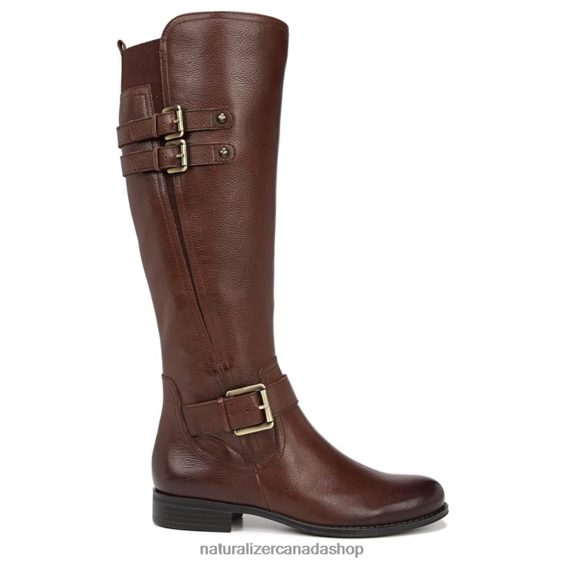 Boots | CA Naturalizer Women Jessie Wide Calf Knee High Boot Chocolate Bar Leather 8LFNB272