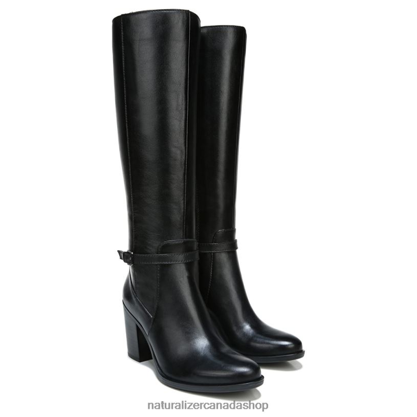 Boots | CA Naturalizer Women Kalina Knee High Boot Black Leather 8LFNB205