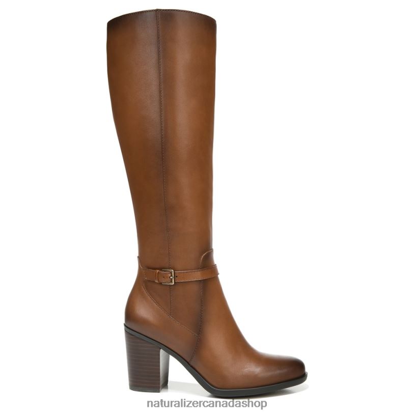 Boots | CA Naturalizer Women Kalina Wide Calf Knee High Boot Cider Spice Leather 8LFNB256