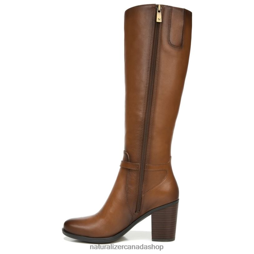 Boots | CA Naturalizer Women Kalina Wide Calf Knee High Boot Cider Spice Leather 8LFNB256
