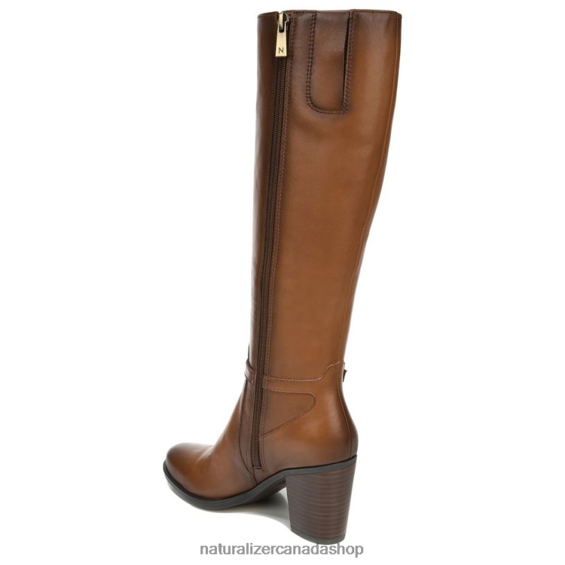 Boots | CA Naturalizer Women Kalina Wide Calf Knee High Boot Cider Spice Leather 8LFNB256