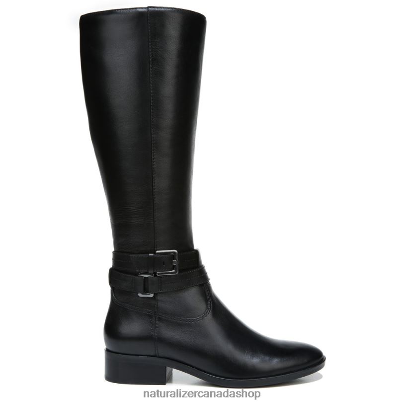 Boots | CA Naturalizer Women Reid Wide Calf Knee High Boot Black Leather 8LFNB596