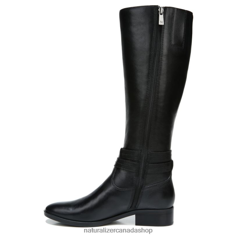 Boots | CA Naturalizer Women Reid Wide Calf Knee High Boot Black Leather 8LFNB596