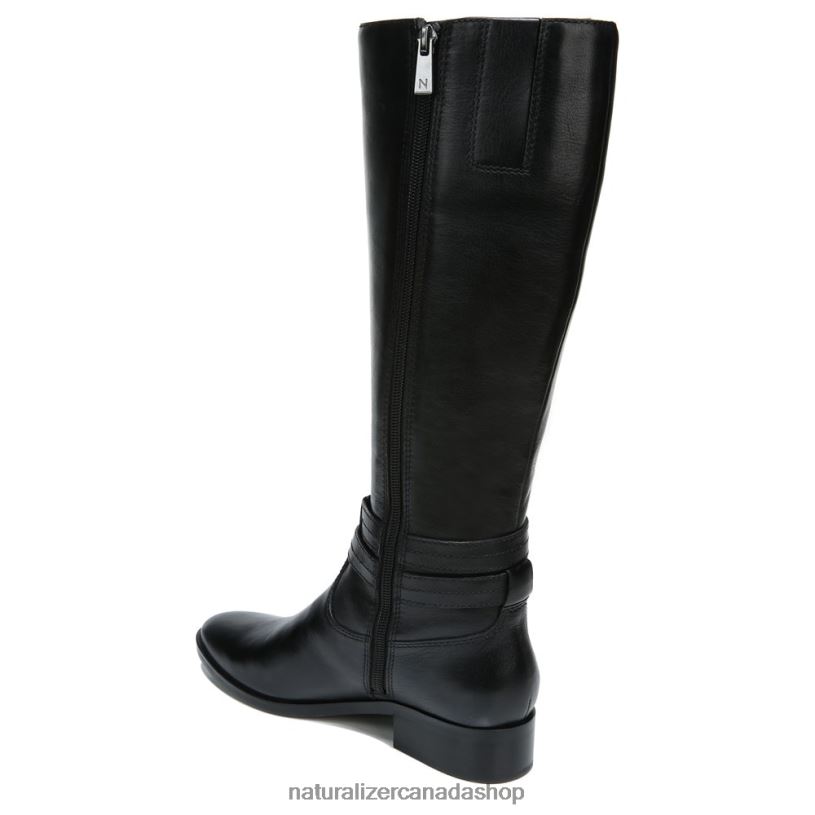 Boots | CA Naturalizer Women Reid Wide Calf Knee High Boot Black Leather 8LFNB596