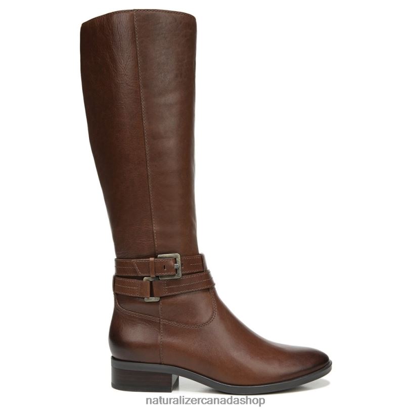 Boots | CA Naturalizer Women Reid Wide Calf Knee High Boot Cinnamon Leather 8LFNB597