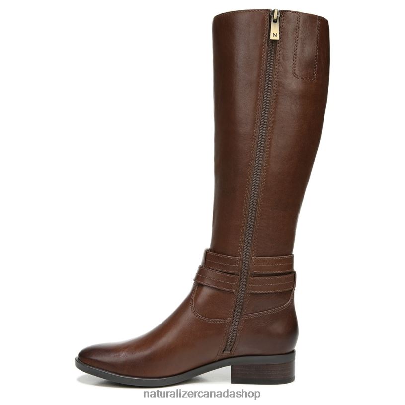 Boots | CA Naturalizer Women Reid Wide Calf Knee High Boot Cinnamon Leather 8LFNB597