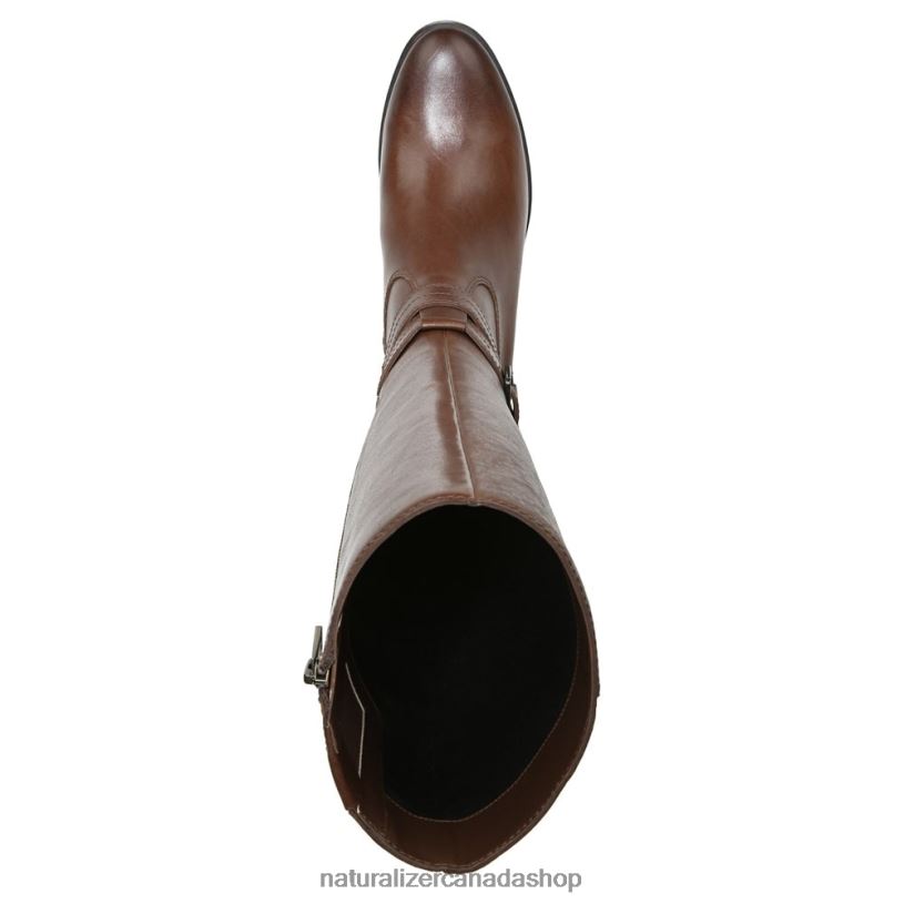 Boots | CA Naturalizer Women Reid Wide Calf Knee High Boot Cinnamon Leather 8LFNB597