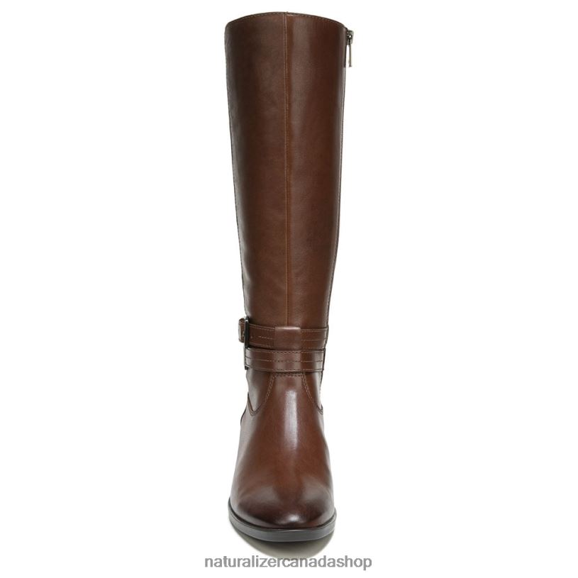 Boots | CA Naturalizer Women Reid Wide Calf Knee High Boot Cinnamon Leather 8LFNB597