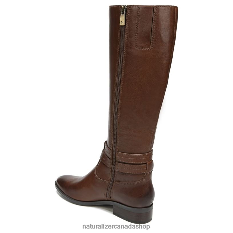Boots | CA Naturalizer Women Reid Wide Calf Knee High Boot Cinnamon Leather 8LFNB597