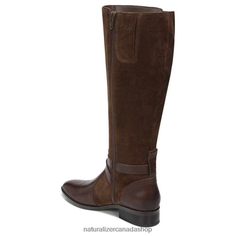 Boots | CA Naturalizer Women Rena Riding Boot Chocolate Bar Leather 8LFNB252