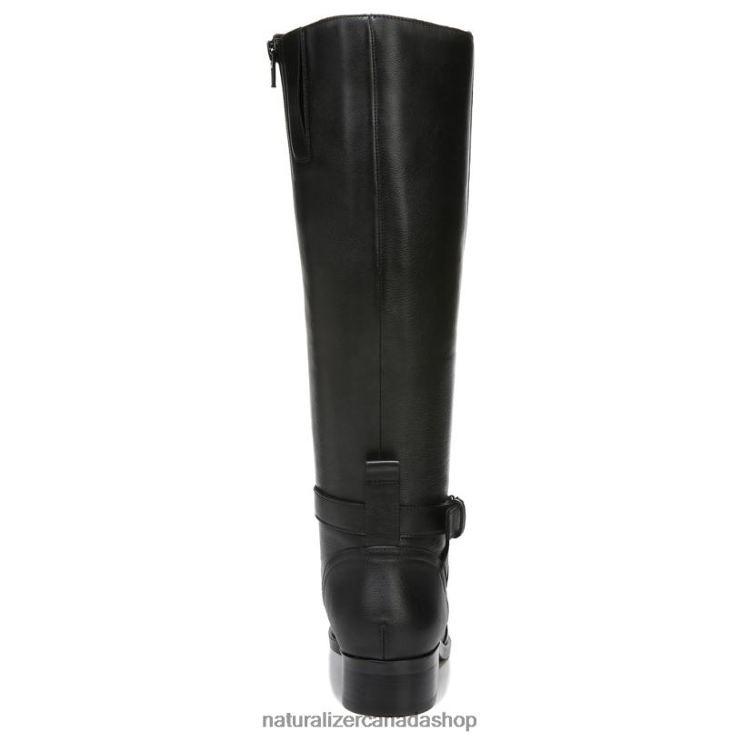 Boots | CA Naturalizer Women Rena Wide Calf Riding Boot Black Leather 8LFNB253
