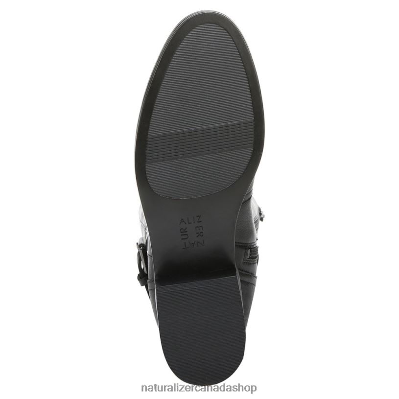 Boots | CA Naturalizer Women Rena Wide Calf Riding Boot Black Leather 8LFNB253