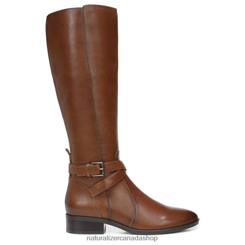 Boots | CA Naturalizer Women Rena Wide Calf Riding Boot Ciderspice Leather 8LFNB254