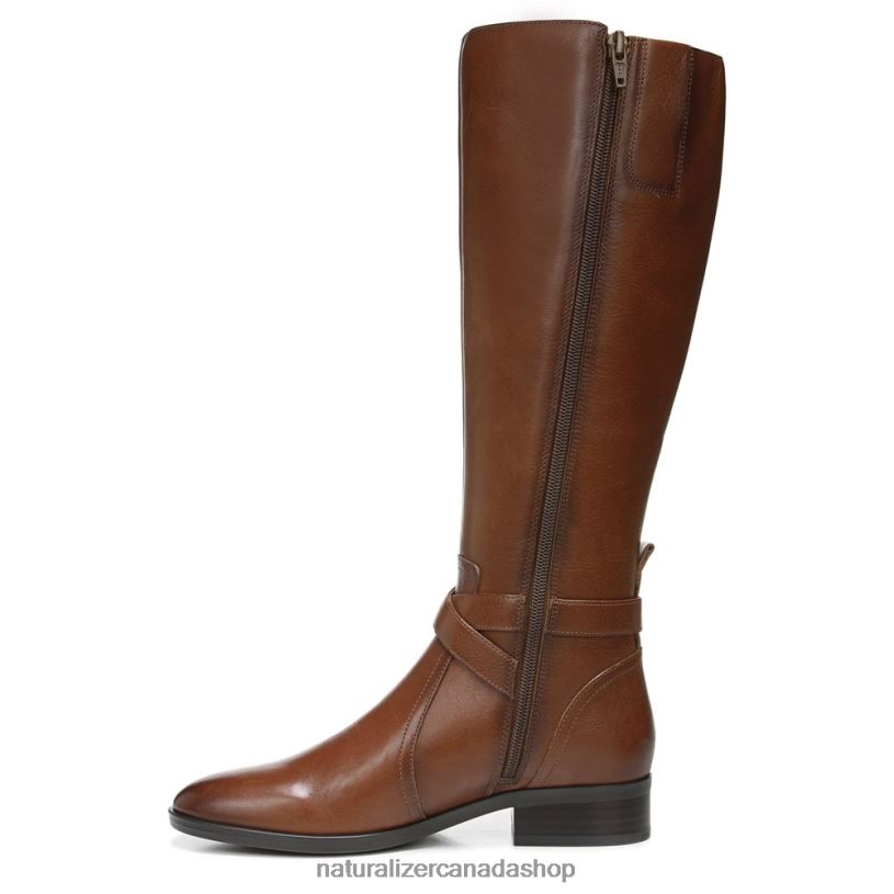 Boots | CA Naturalizer Women Rena Wide Calf Riding Boot Ciderspice Leather 8LFNB254