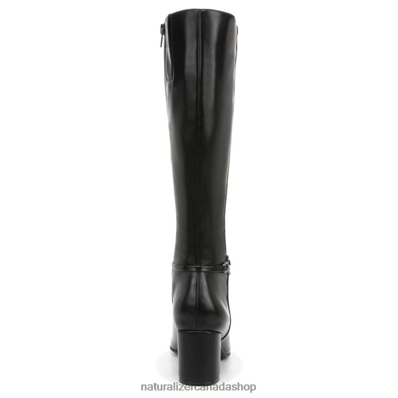 Boots | CA Naturalizer Women Waylon Wide Calf Knee High Boot Black Textured Synthetic 8LFNB600