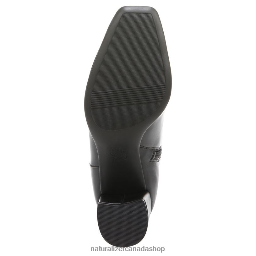 Boots | CA Naturalizer Women Waylon Wide Calf Knee High Boot Black Textured Synthetic 8LFNB600