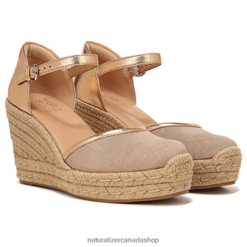 Sandals | CA Naturalizer Women Bianca Espadrille Sandal Bianca Taupe/Bronze Fbr 8LFNB519