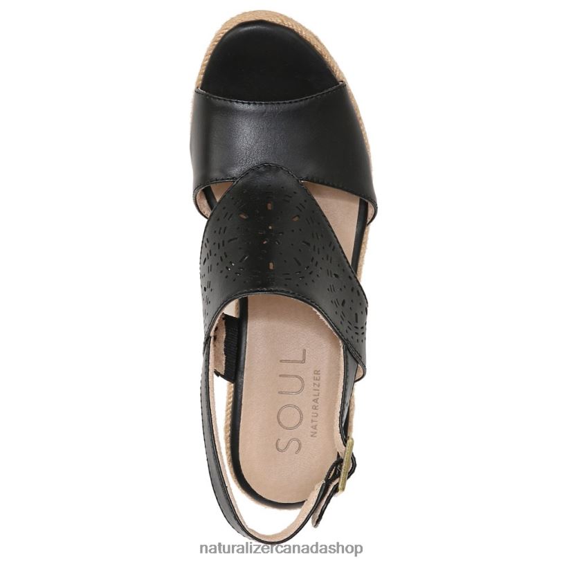 Sandals | CA Naturalizer Women Soul Ocean Espadrille Sandal Black Synthetic 8LFNB578