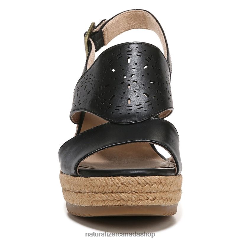 Sandals | CA Naturalizer Women Soul Ocean Espadrille Sandal Black Synthetic 8LFNB578