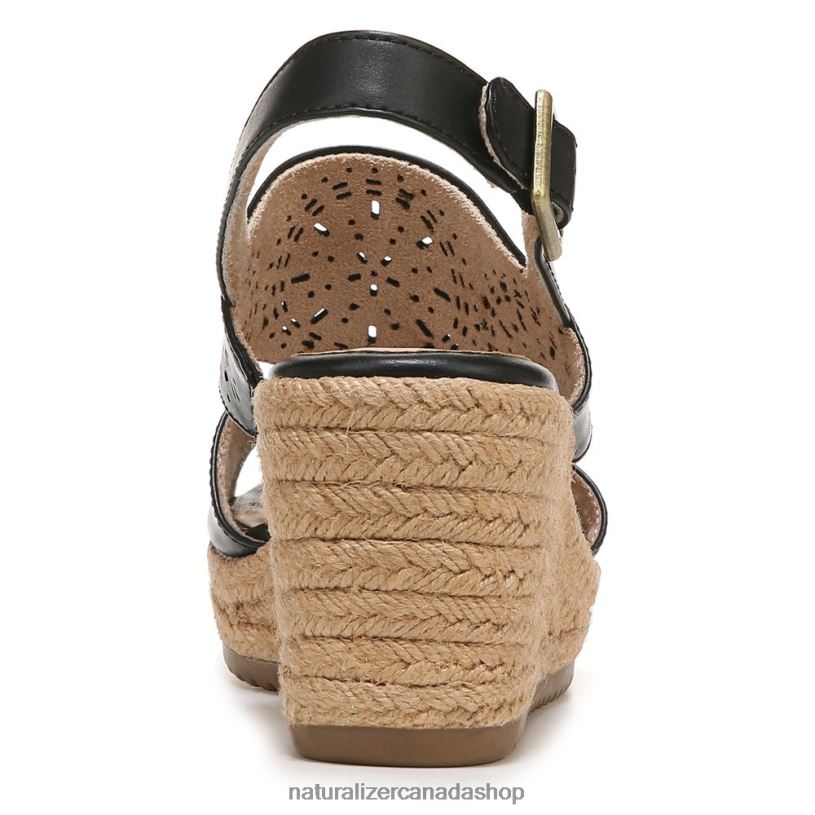 Sandals | CA Naturalizer Women Soul Ocean Espadrille Sandal Black Synthetic 8LFNB578