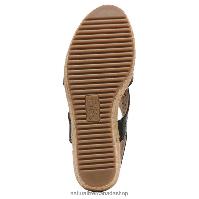 Sandals | CA Naturalizer Women Soul Ocean Espadrille Sandal Black Synthetic 8LFNB578