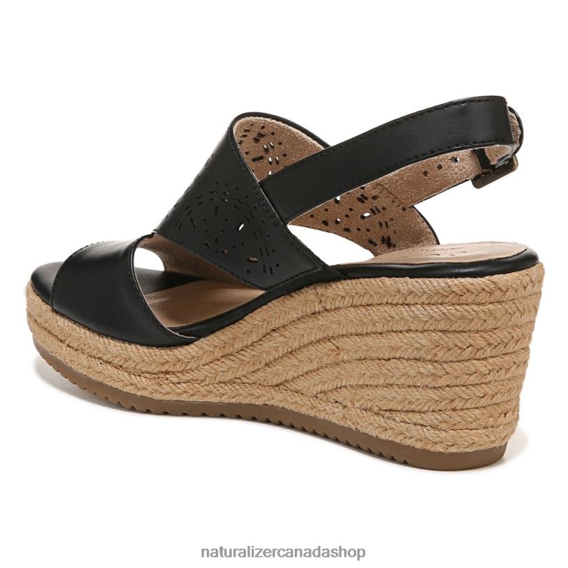 Sandals | CA Naturalizer Women Soul Ocean Espadrille Sandal Black Synthetic 8LFNB578