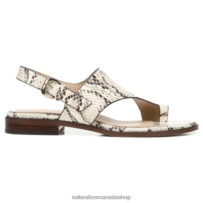 Sandals | CA Naturalizer Women 27 Edit Eris Sandal Ivory Cobra Leather 8LFNB611