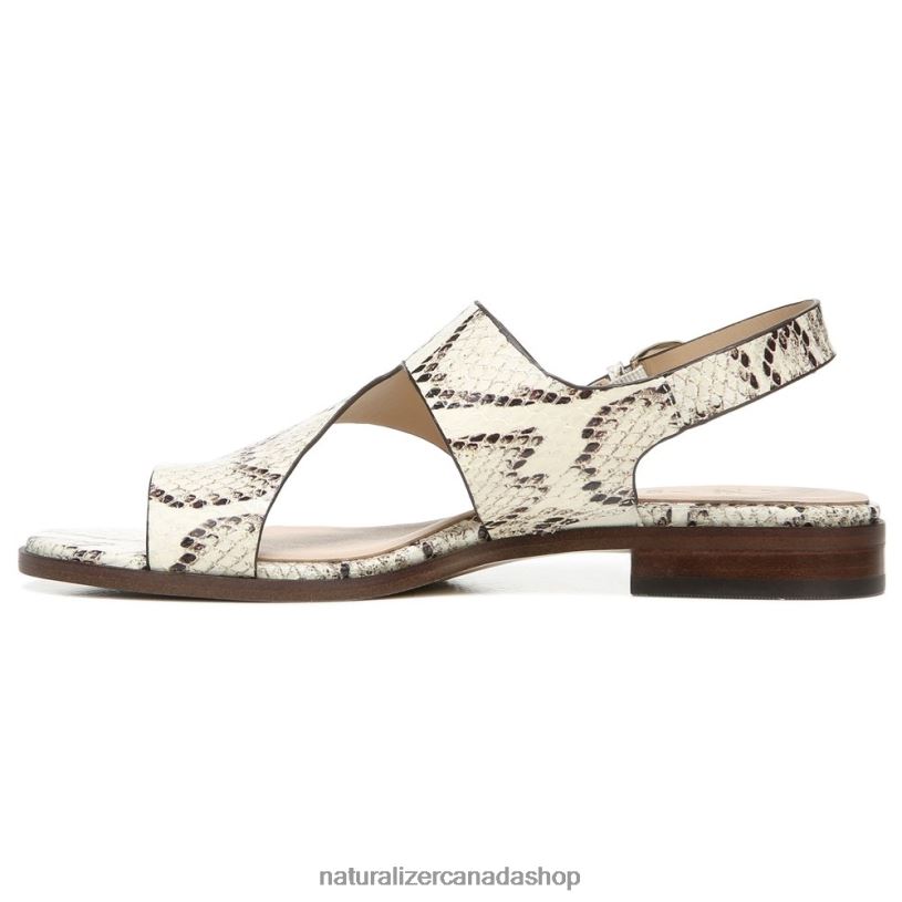 Sandals | CA Naturalizer Women 27 Edit Eris Sandal Ivory Cobra Leather 8LFNB611